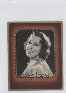 1936 Cigaretten Bilderdienst Bunte Filmbilder Series 1 - Tobacco [Base] - Schwarz Weisz Back #198 - Jeanette MacDonald