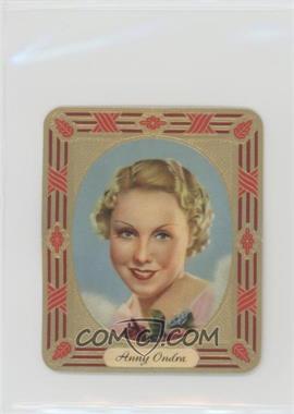 1936 Sultan Filmsterne Luxusbild-Serie - Tobacco [Base] #29 - Anny Ondra