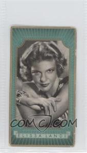 1937 Cigaretten Bilderdienst Bunte Filmbilder Series 2 - Tobacco [Base] - Lloyd Back #257 - Elissa Landi [Good to VG‑EX]