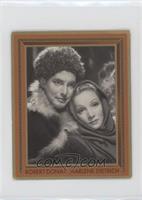 Robert Donat, Marlene Dietrich