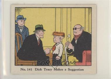 1937 Dick Tracy Caramels - R41 #141 - Dick Tracy Makes a Suggestion