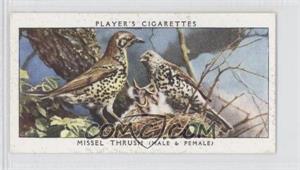 1937 Player's Birds & Their Young - Tobacco [Base] #39 - Missel Thrush