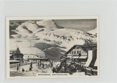 1937 Senior Service Winter Scenes - Tobacco [Base] #36 - Scheidegg, Switzerland