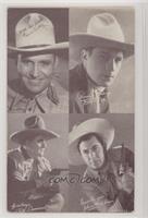 Gene Autry, Tom Tyler, Bill Desmond, John Mack Brown [Poor to Fair]