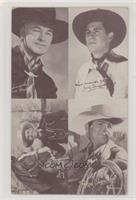 William Boyd, Jack Randall, Gene Autry, Rod Cameron [Poor to Fair]