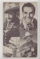 Lee Molasses White, Johnny Downs, Monte Hale, Gene Autry [Poor to Fai…