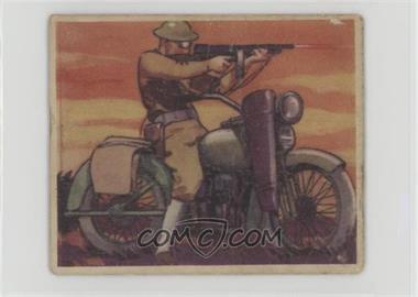 1938 Goudey Action Gum - R1 #17 - Motorcycle Scout [Poor to Fair]