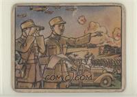 Chiang Kai-Shek Commanding His Troops [Poor to Fair]