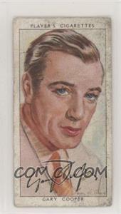 1938 Player's Film Stars Series 3 - Tobacco [Base] #8 - Gary Cooper [COMC RCR Poor]