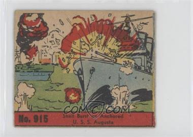 1938 W.S. Corp The Nightmare of Warfare - R99 #915 - Shell Burst on Anchored U. S. S. Augusta