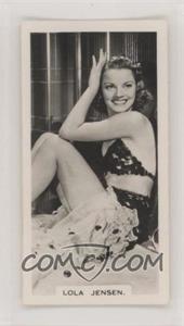 1939 Carreras Film and Stage Beauties - Tobacco Small [Base] #45 - Lola Jensen