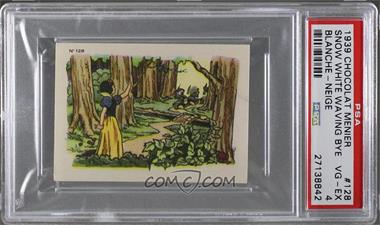 1939 Chocolat Menier Blanche-Neige et les Sept Nains - [Base] #128 - Snow White [PSA 4 VG‑EX]