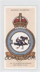 1939 Player's R.A.F. Badges - Tobacco [Base] - Motto Back #17 - No. 24 (Communications) Squadron