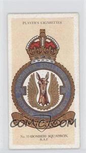 1939 Player's R.A.F. Badges - Tobacco [Base] - Motto Back #9 - No. 15 (Bomber) Squadron