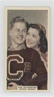 Ann Rutherford and Mickey Rooney