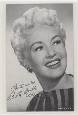 1940-60s Exhibit Movie Stars - Made In U.S.A. #_BEGR.2 - Betty Grable (Best Wishes)