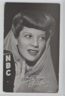 1940-60s Exhibit Movie Stars - Made In U.S.A. #_DISH.1 - Dinah Shore (Sincerely Yours) [Good to VG‑EX]