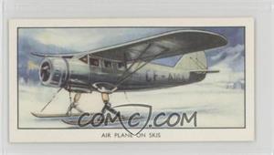 1940 BAT Transport Then & Now - Tobacco [Base] #42 - Airplane on Skis