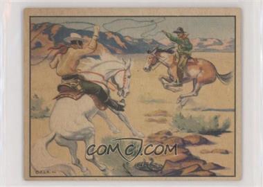 1940 Lone Ranger Chewing Gum - R83 #12 - The Lasso Duel [Good to VG‑EX]