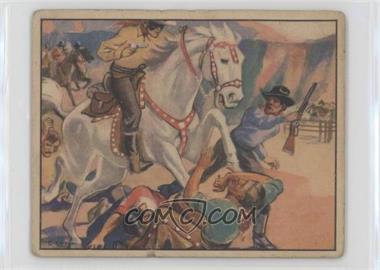 1940 Lone Ranger Chewing Gum - R83 #16 - Silver Charges the Horse Thieves [Good to VG‑EX]