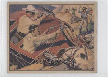 1940 Lone Ranger Chewing Gum - R83 #5 - The Wrecked Stagecoach