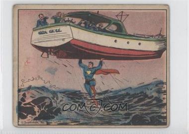 1940 Superman Gum - R145 #10 - Fury of the Sea [Good to VG‑EX]