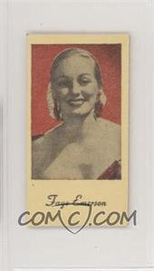 1940s Peerless Engrav-o-tints Red/Black - [Base] - Fortune Back #_FAEM - Faye Emerson