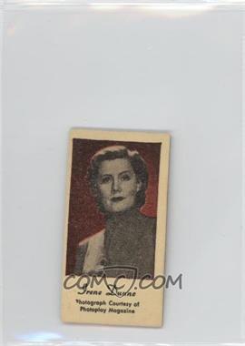 1940s Peerless Engrav-o-tints Red/Black - [Base] - Fortune Back #_IRDU - Irene Dunne