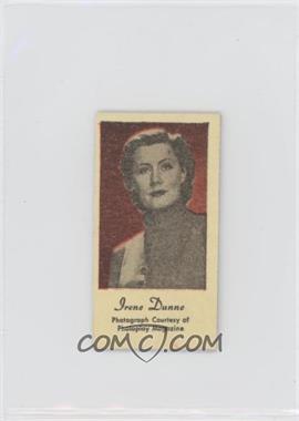 1940s Peerless Engrav-o-tints Red/Black - [Base] - Fortune Back #_IRDU - Irene Dunne