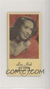 1940s Peerless Engrav-o-tints Red/Black - [Base] - Fortune Back #_LIKI - Lisa Kirk