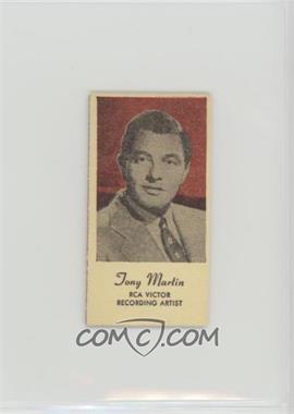 1940s Peerless Engrav-o-tints Red/Black - [Base] - Fortune Back #_TOMA - Tony Martin
