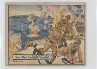 Guns Blast Corregidor Invasion