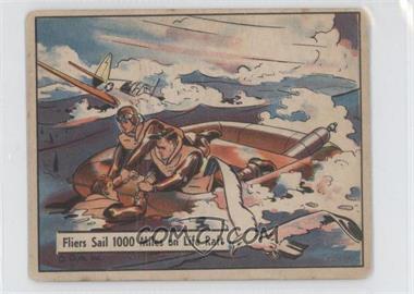 1941-42 Gum Inc. War Gum - R164 #61 - Fliers Sail 1000 Miles on Life Raft [Good to VG‑EX]