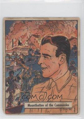 1941-42 Gum Inc. War Gum - R164 #64 - Mountbatten of the Commandos [Good to VG‑EX]