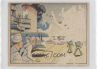 1941 Gum, Inc. Uncle Sam - R157 #48 - Airman - Planes at Sea [Poor to Fair]