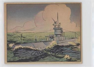 1941 Gum, Inc. Uncle Sam - R157 #59 - Sailor - Submarine Battle Drill