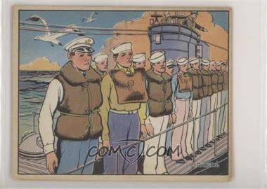 1941 Gum, Inc. Uncle Sam - R157 #60 - Sailor - "Abandon Submarine" Drill