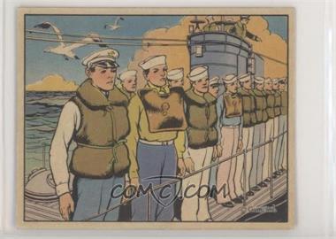 1941 Gum, Inc. Uncle Sam - R157 #60 - Sailor - "Abandon Submarine" Drill