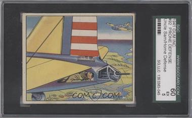 1941 Gum, Inc. Uncle Sam - R157 #92 - Airman - Prone Defense Gunner [SGC 60 EX 5]