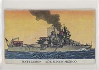 Battleship U.S.S. New Mexico [Good to VG‑EX]