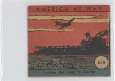 1942 W.S. America at War - R12 #528 - Bomber Returning to Carrier