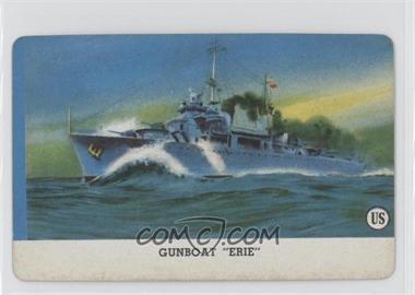1944 Leaf Card-O U. S. Navy - Series A R112-6 - Card-O Chewing Gum Back #_NoN - Gunboat "Erie"