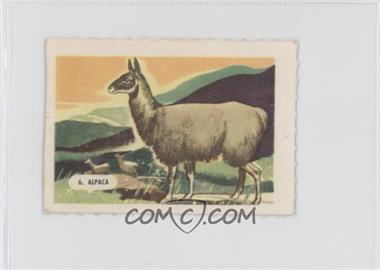 1945 Kellogg's All-Wheat Series 1 - Strange Animals #6 - Alpaca [Good to VG‑EX]