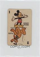 Mickey Mouse, Pluto [Good to VG‑EX]