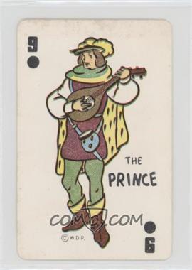 1946 Russell Games Disney Snow White Card Game - [Base] - Red Disney Characters Back #9D.1 - The Prince [Good to VG‑EX]