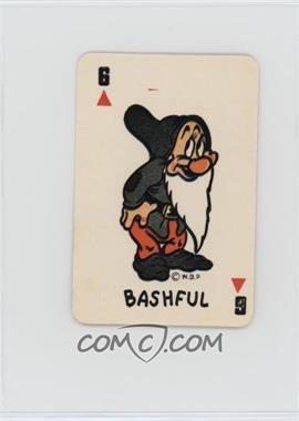 1946 Russell Games Disney Snow White Card Game - [Base] - Red Dopey Back #6T - Bashful