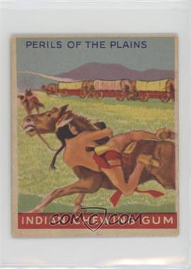 1947 Goudey Indian Gum - R773 #89 - Perils Of The Plains [Good to VG‑EX]