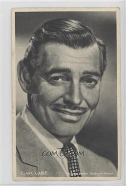 1947 Kwatta Film Stars Series C 1-98 - [Base] - Avec les compliments… Mostly Blank Back Unnumbered #74 - Clark Gable [Good to VG‑EX]