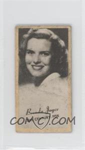 1947 Peerless Engrav-o-tints Cloudy Portraits of Movie Stars Studio Name in Print - [Base] #_BRJO - Brenda Joyce [COMC RCR Poor]