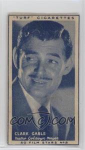 1947 Turf Cigarettes Film Stars - [Base] #15 - Clark Gable